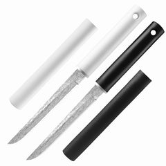 Roczipeng 2-Piece Paring Knives with Cover blade edge detail