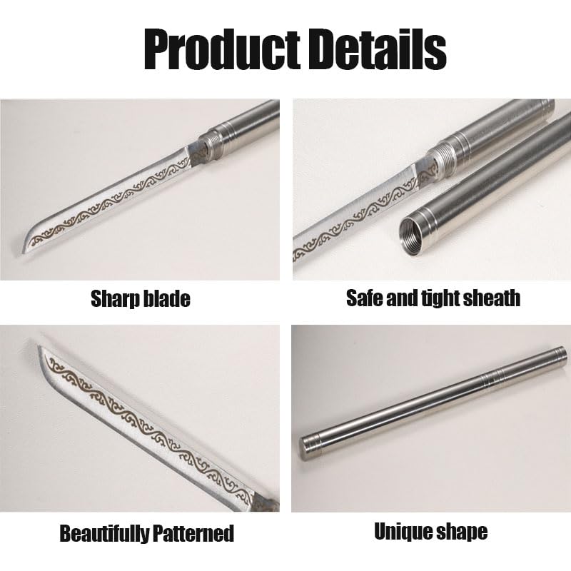 Roczipeng multipurpose fruit knife with sheath