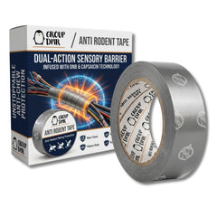 Rodent Anti-Chew Deterrent Tape packaging on roll