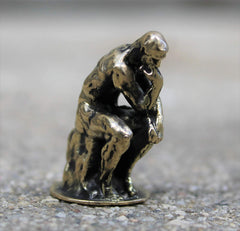 Rodin brass sculpture decor for home office