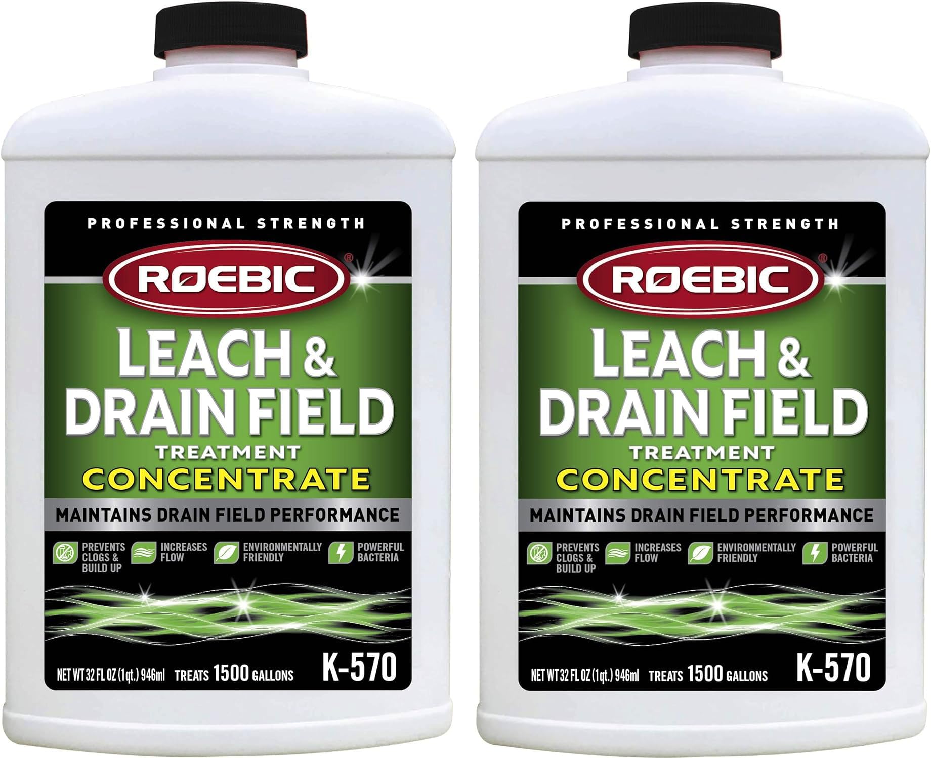 Roebic K-570 biodegradable leach field opener bottle