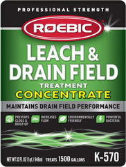 Roebic K-570 32 oz bottle label for septic treatment