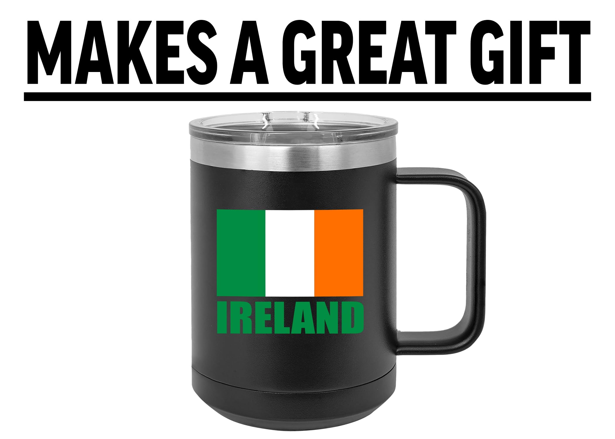 Novelty Ireland flag mug gift for him or her by Rogue River Tactical