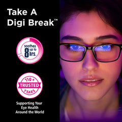 Digi-Eye Drops digital eye strain branding on packaging