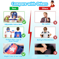 ROKO dress up costumes cartoon style capes and masks