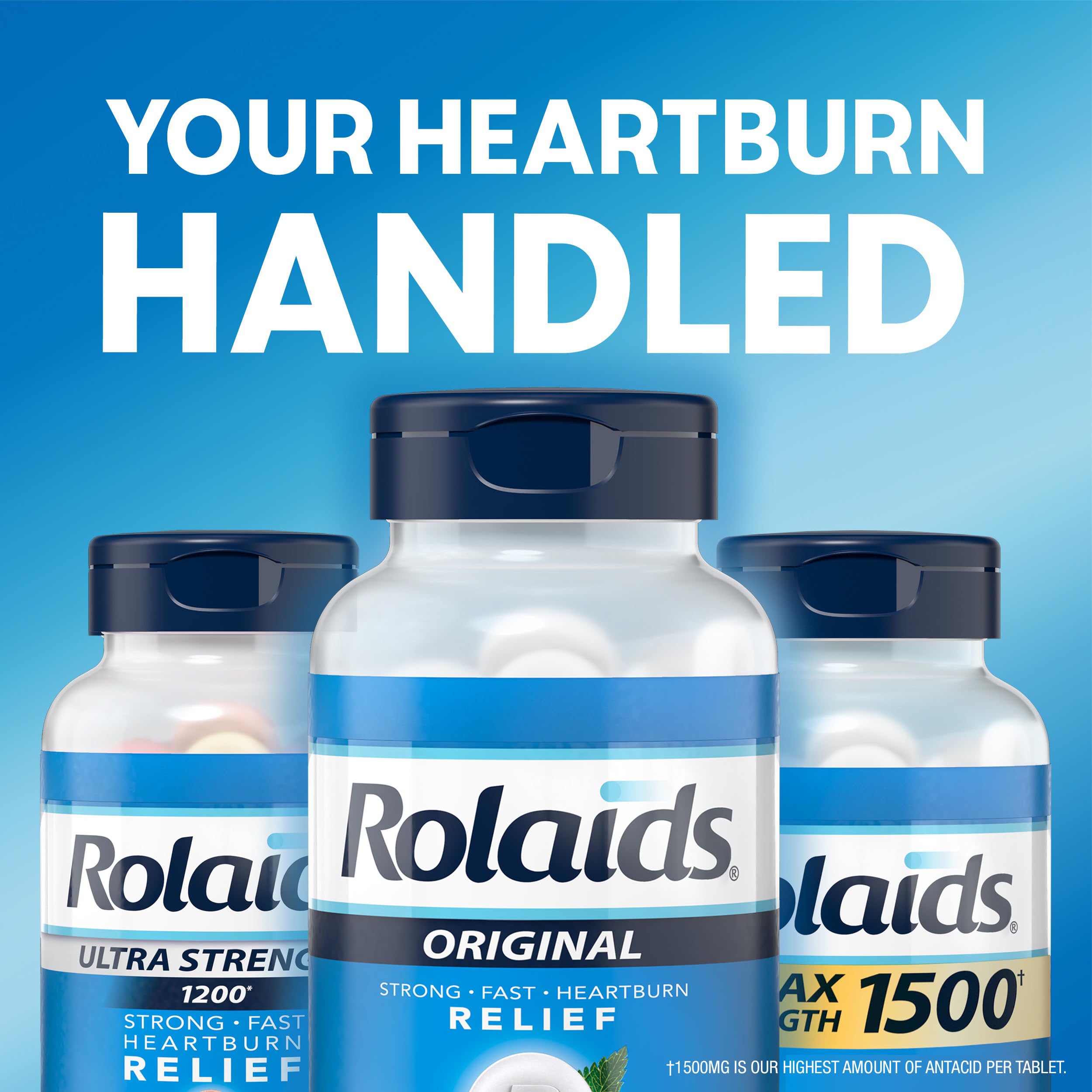 Rolaids antacid chewables mint packaging