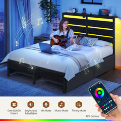 Rolanstar RGB LED bed frame color control app