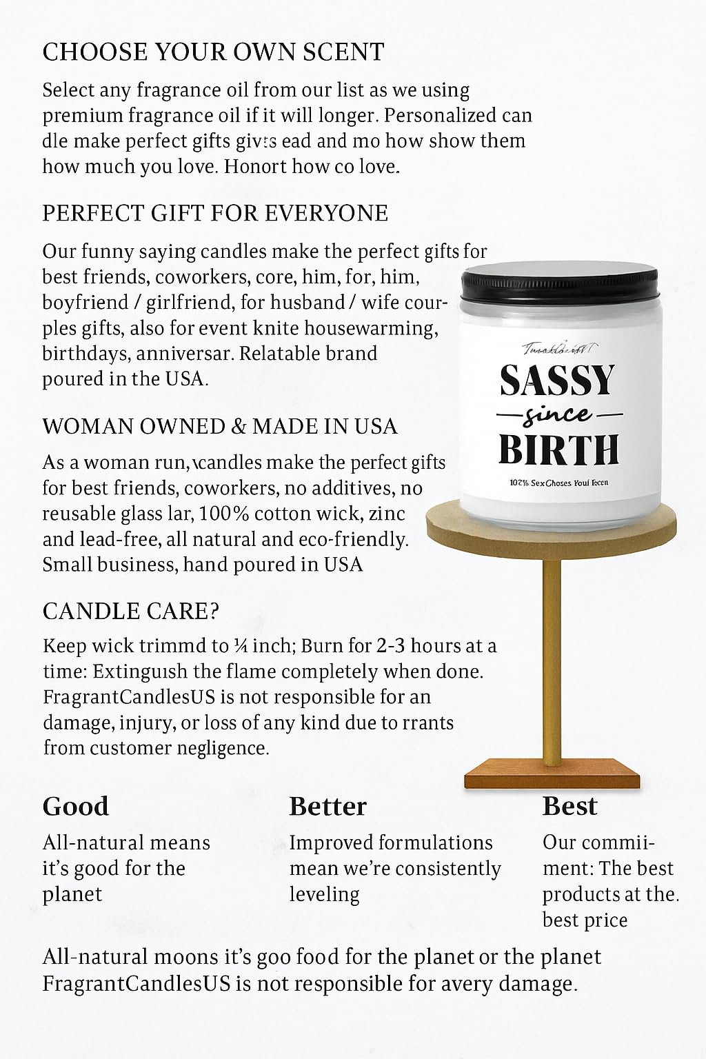 Romantic bedroom candle handpoured in IL