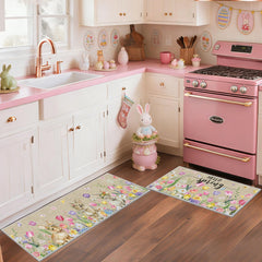 Romart Easter Kitchen Rugs Set 16x47 runner