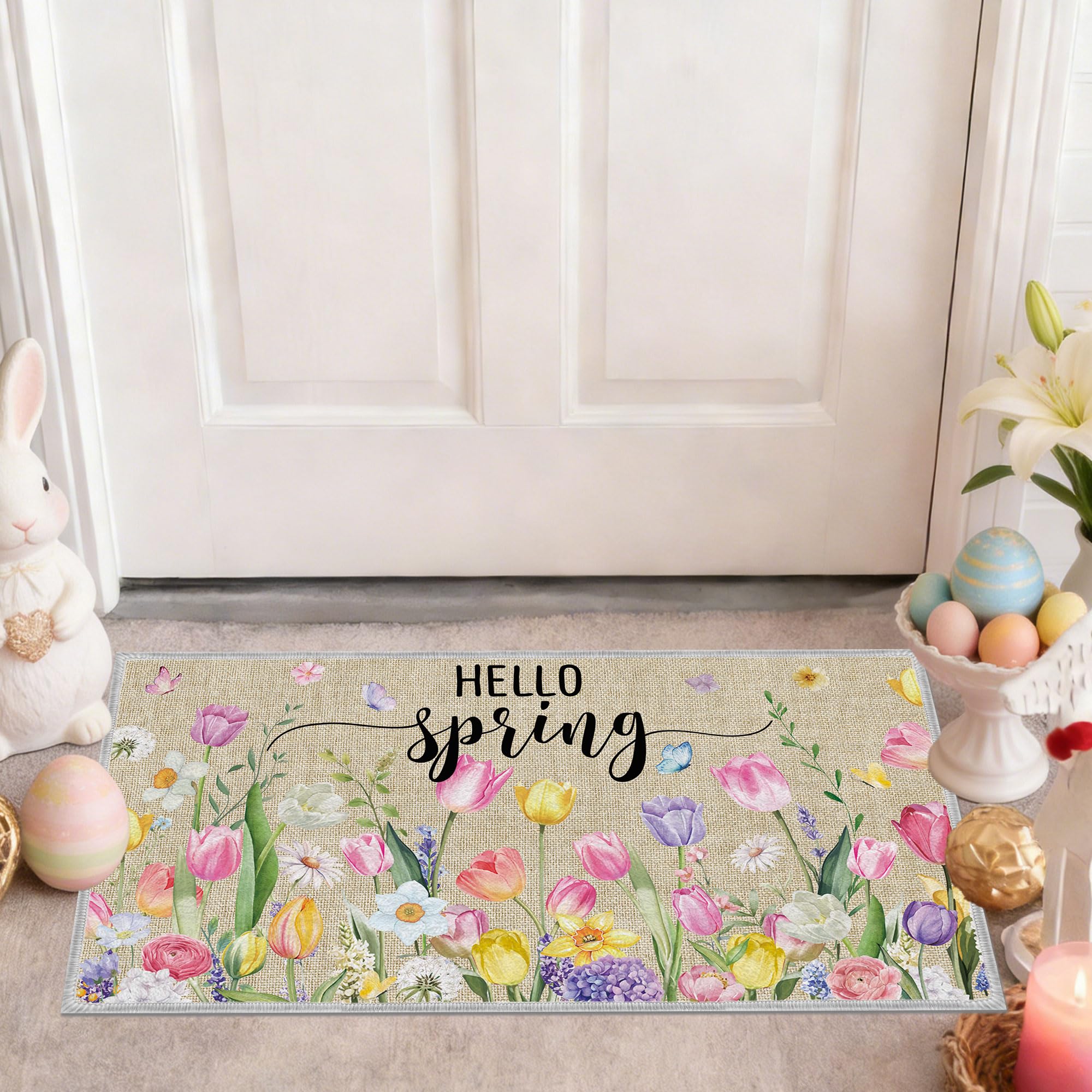 Soft surface with anti-slip backing for Romart rug