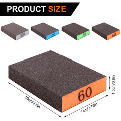 Romeda sanding block 80 grit green for woodworking