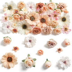 rongflower mini artificial flowers mix heads for crafts