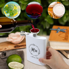 RONRONS 2-piece hip flask stainless steel set