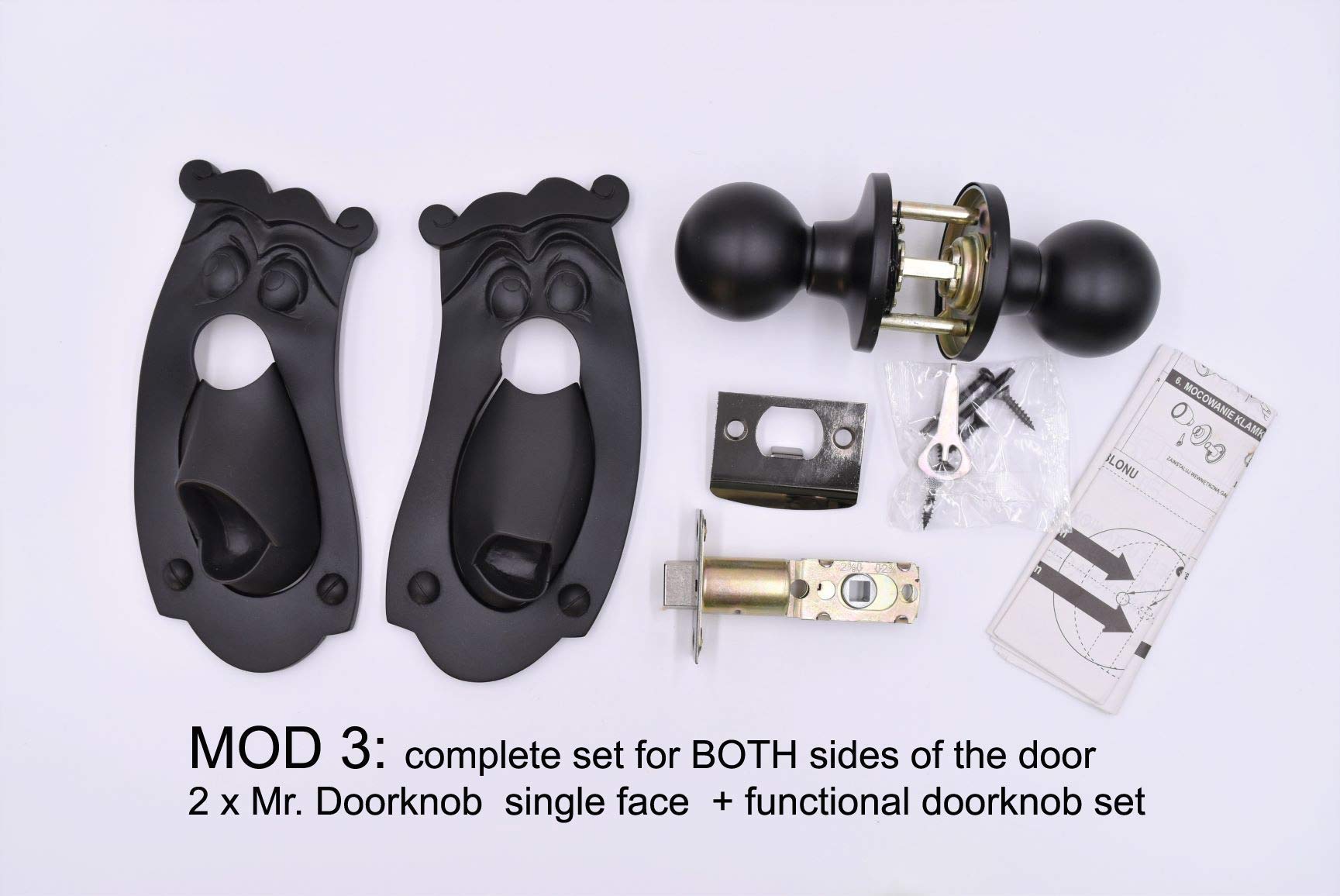 Mr Doorknob black edition packaging image