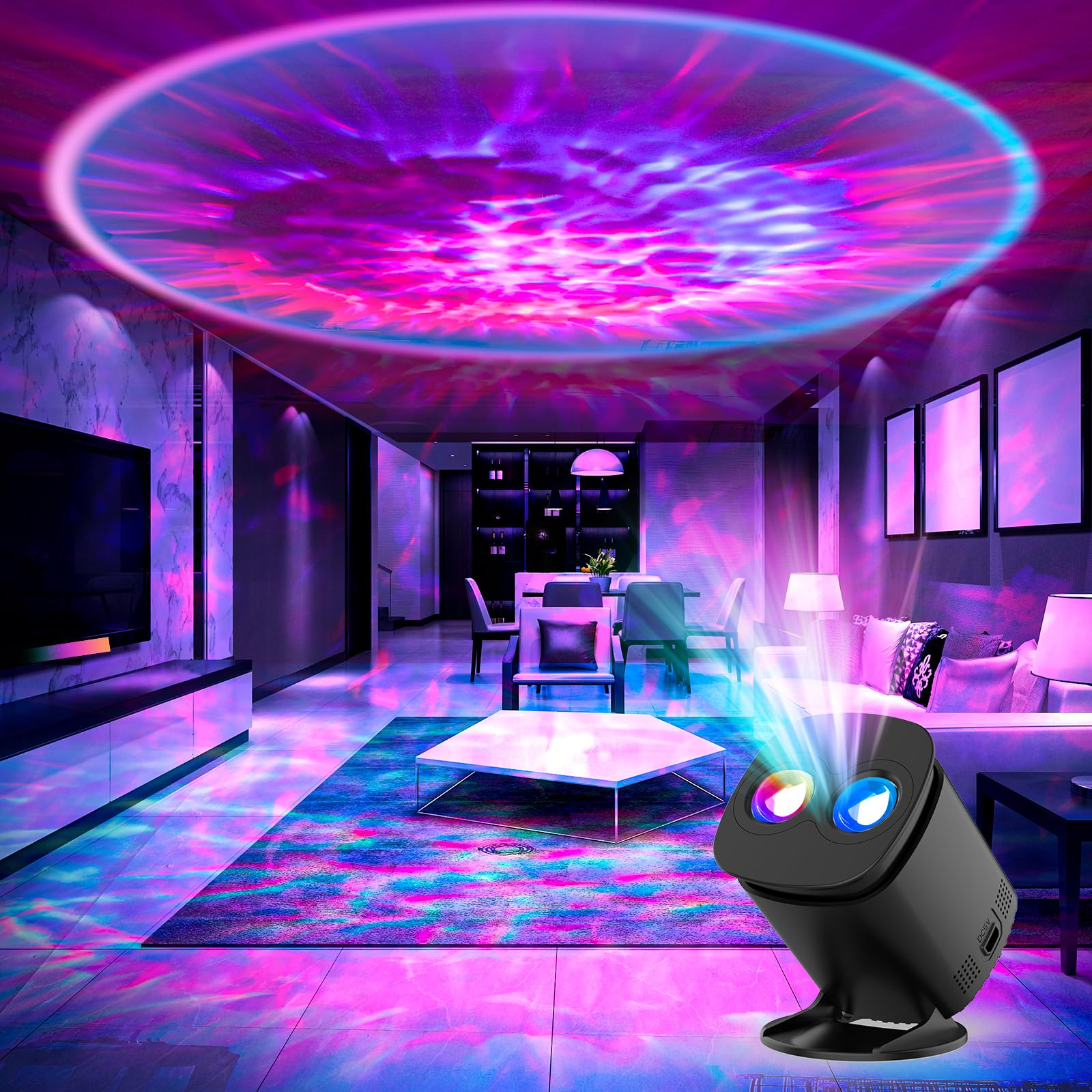 Galaxy Projector colorful nebula lighting image