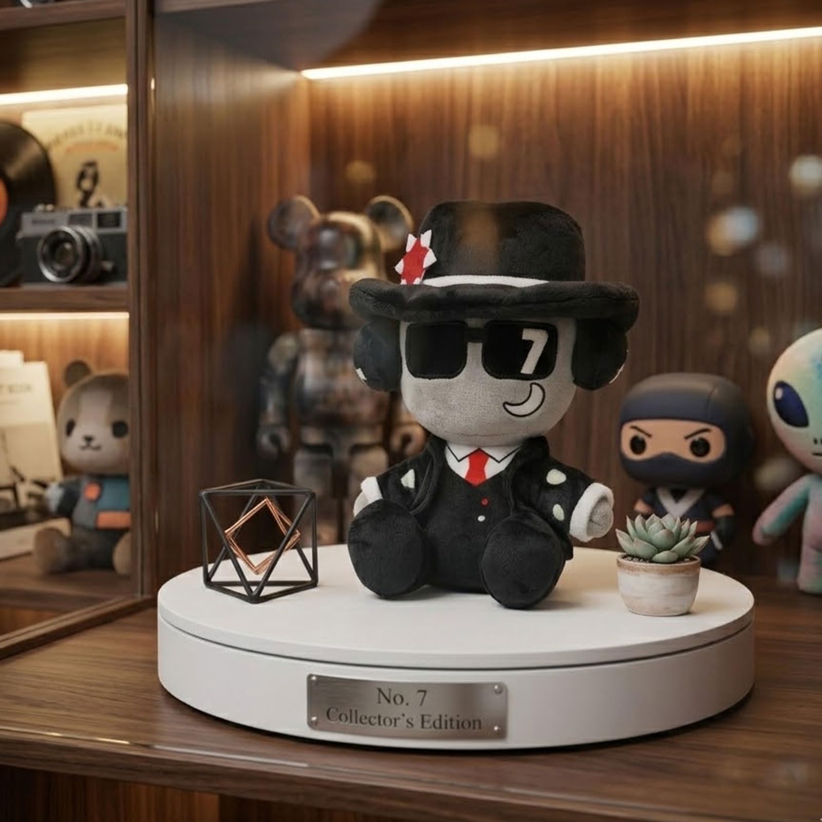 Soft 8 Inch stuffed character for display