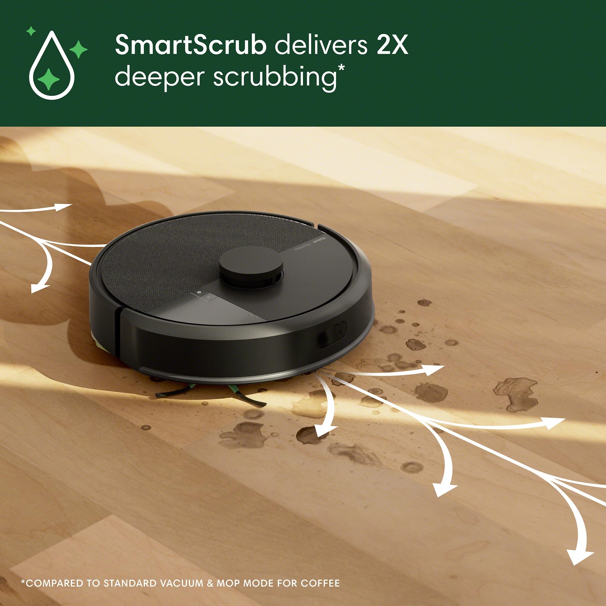 Roomba 105 Combo 2x deeper scrubbing feature image