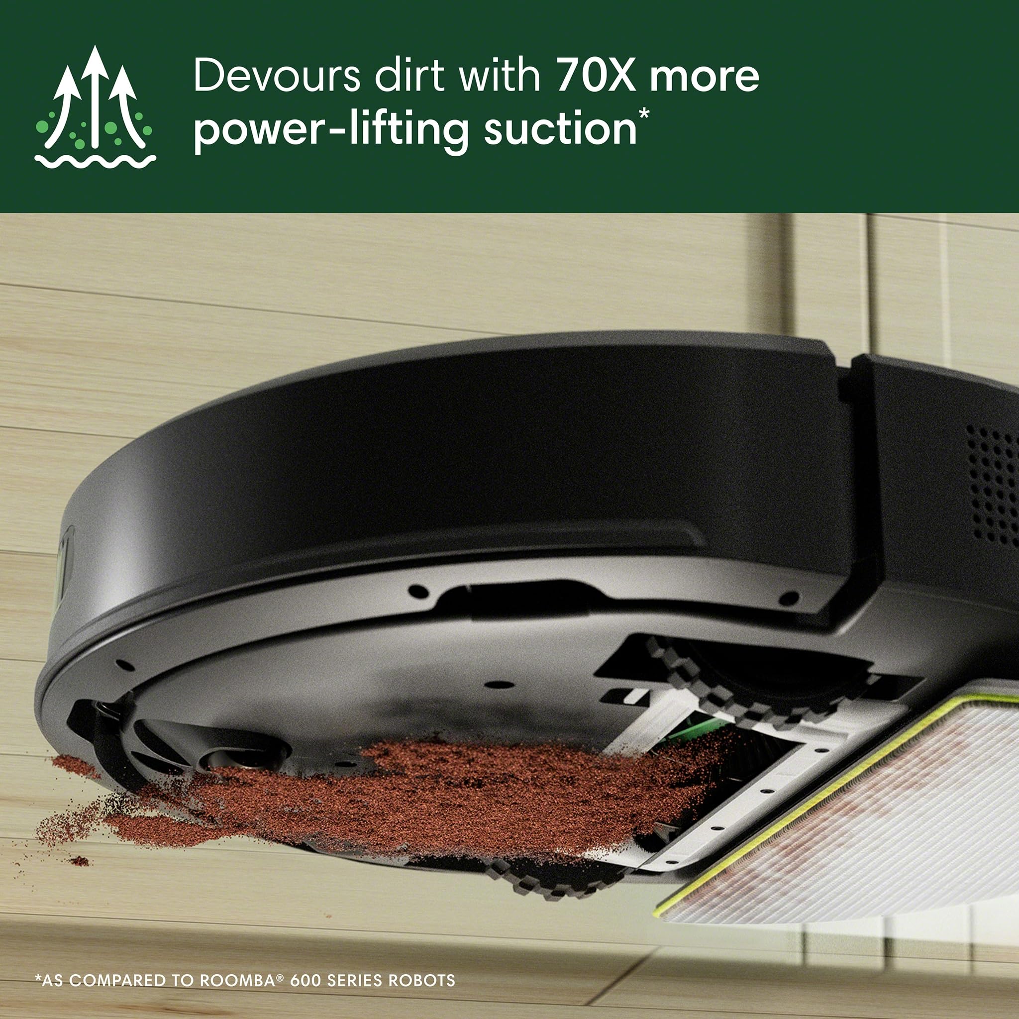 Roomba 105 Combo 4-stage cleaning illustration