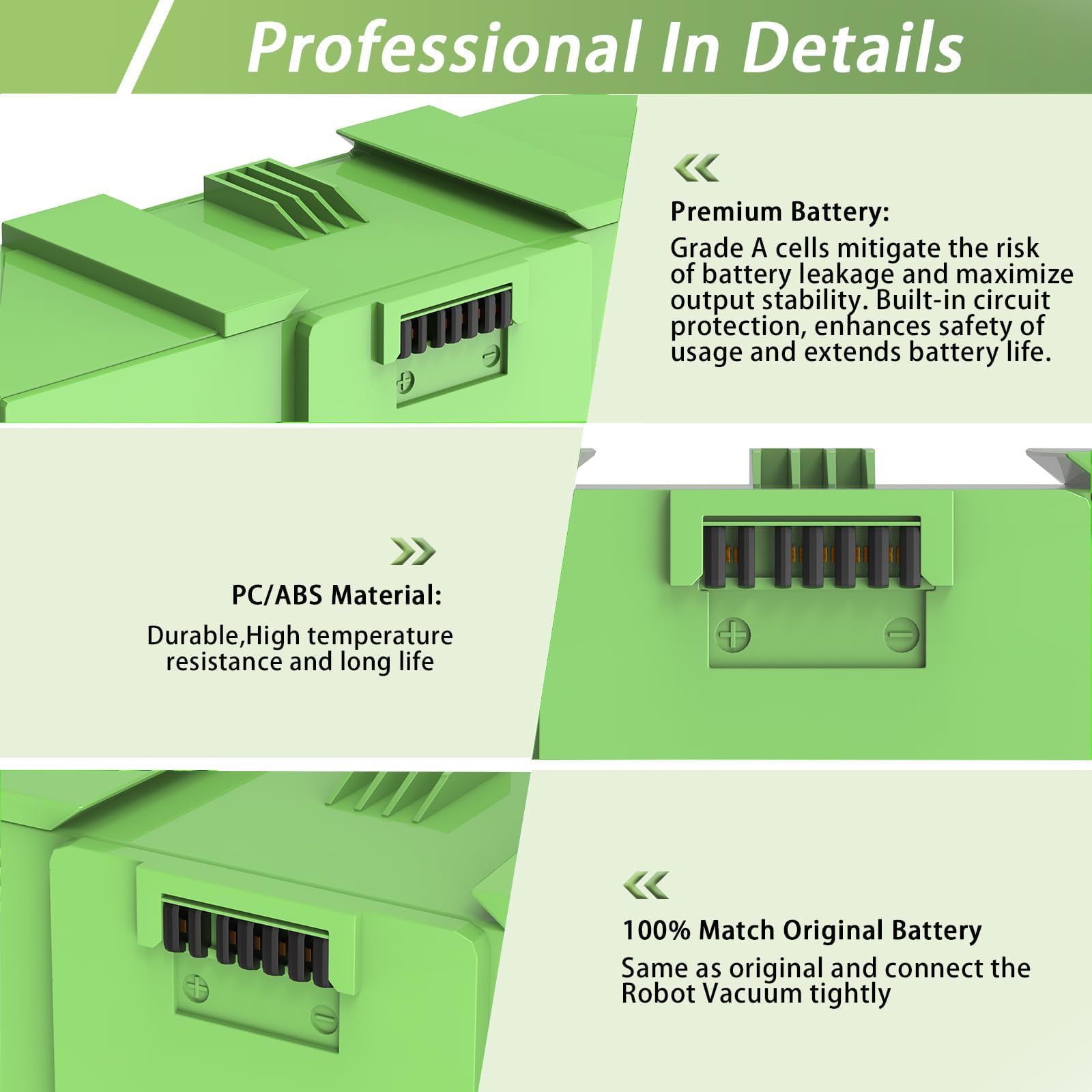 roomba battery 4460mah 64-2wh image