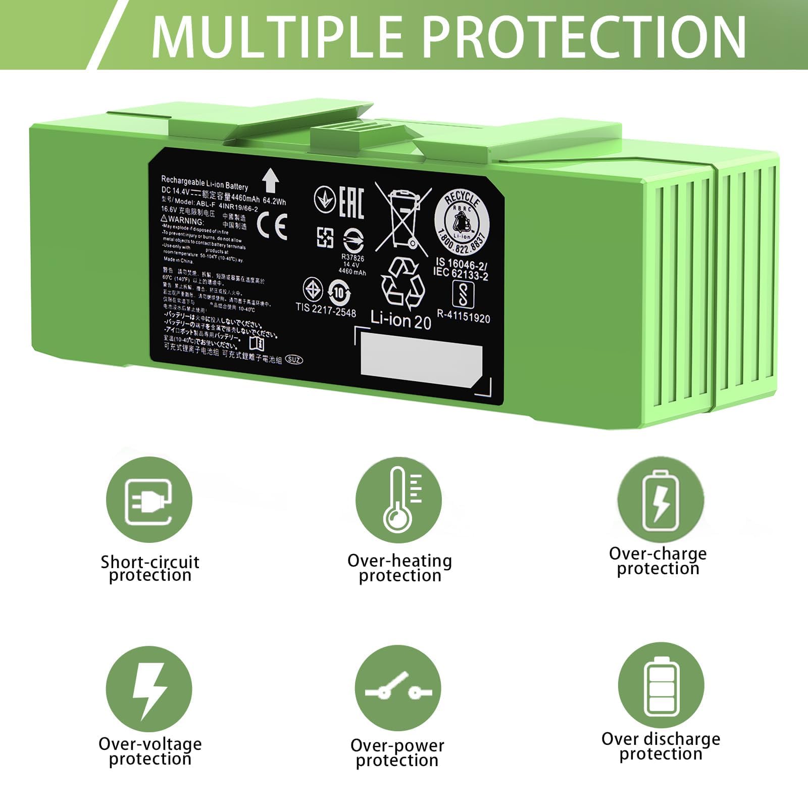 roomba battery 14-4v li-ion image