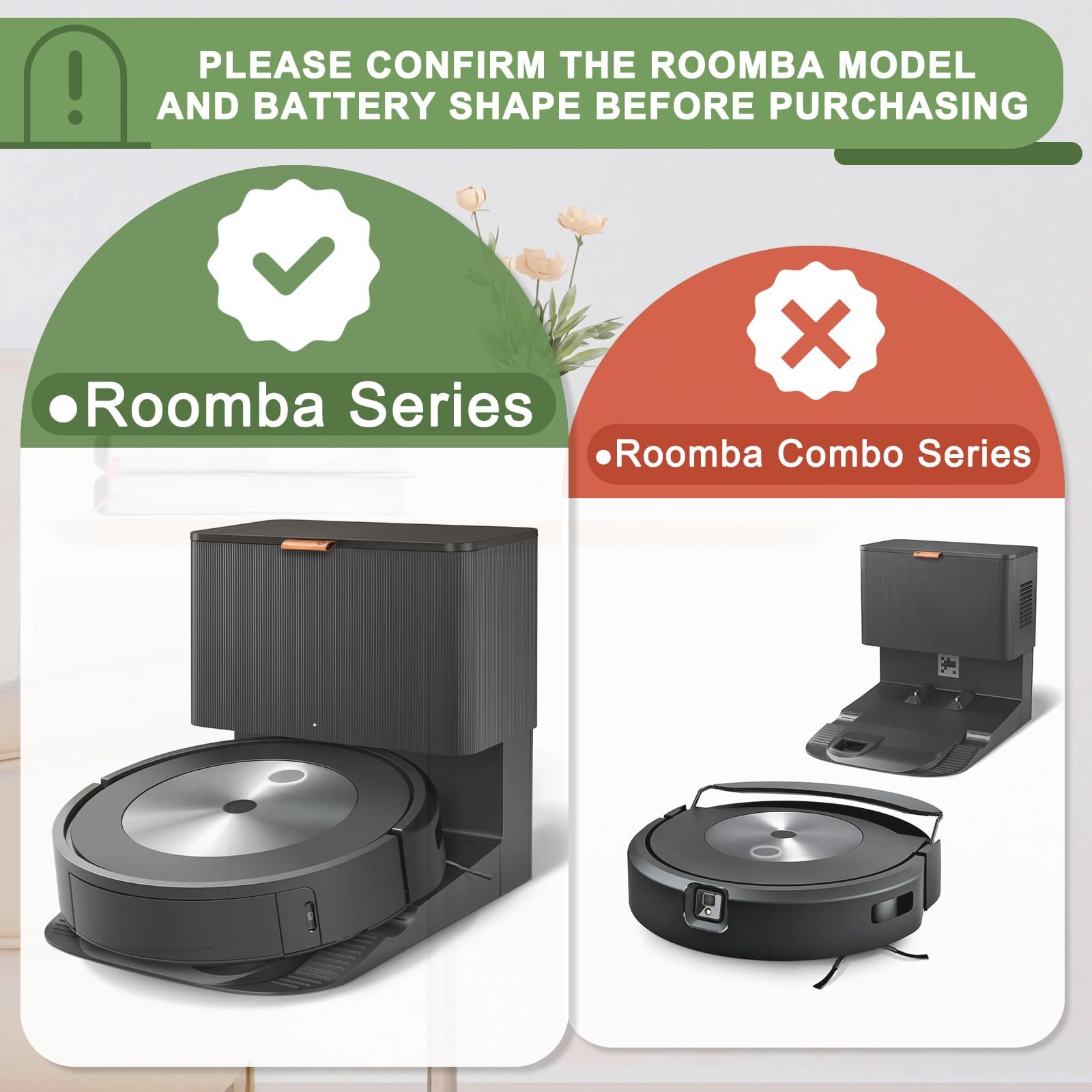 roomba battery abl-d1 replacement image