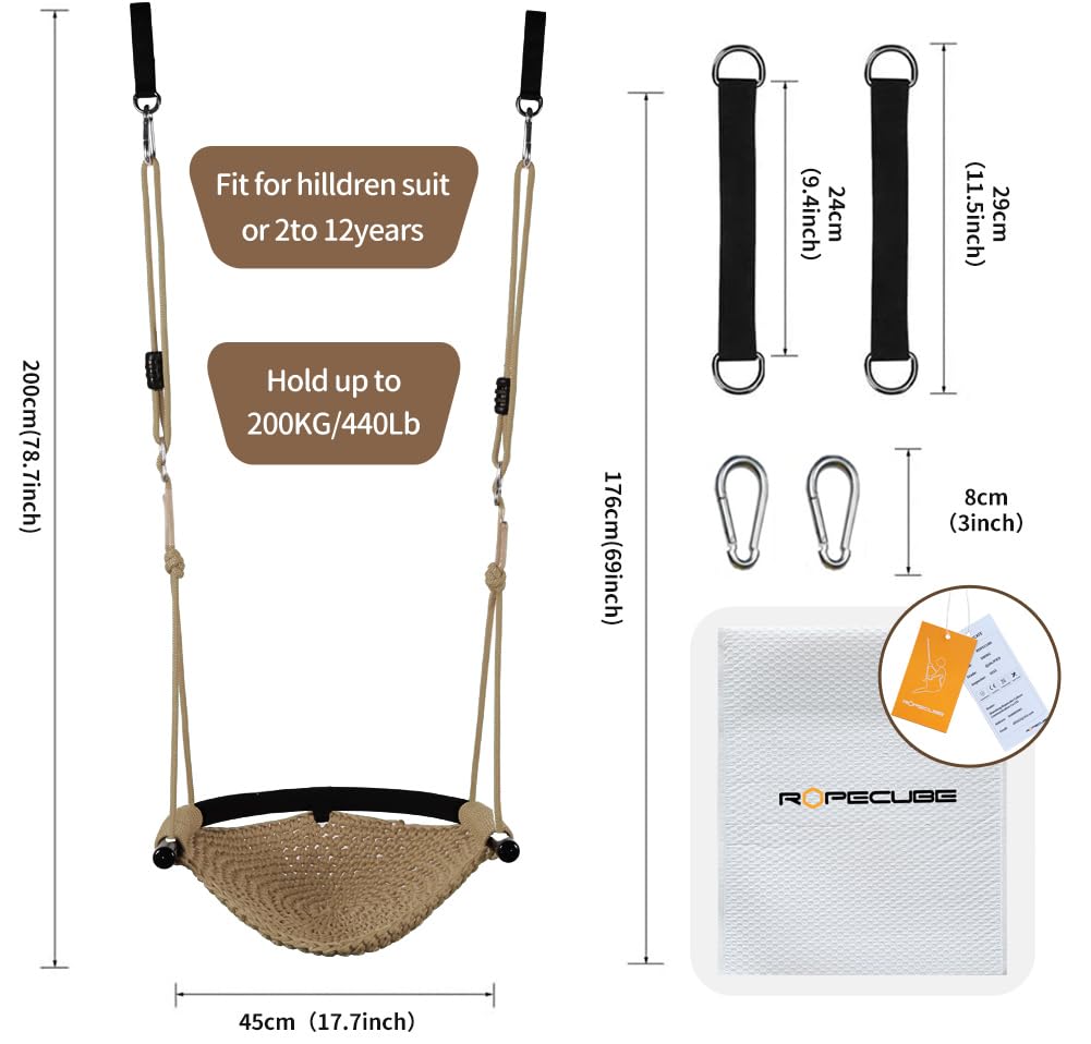 ROPECUBE U-shaped cradle ergonomic design