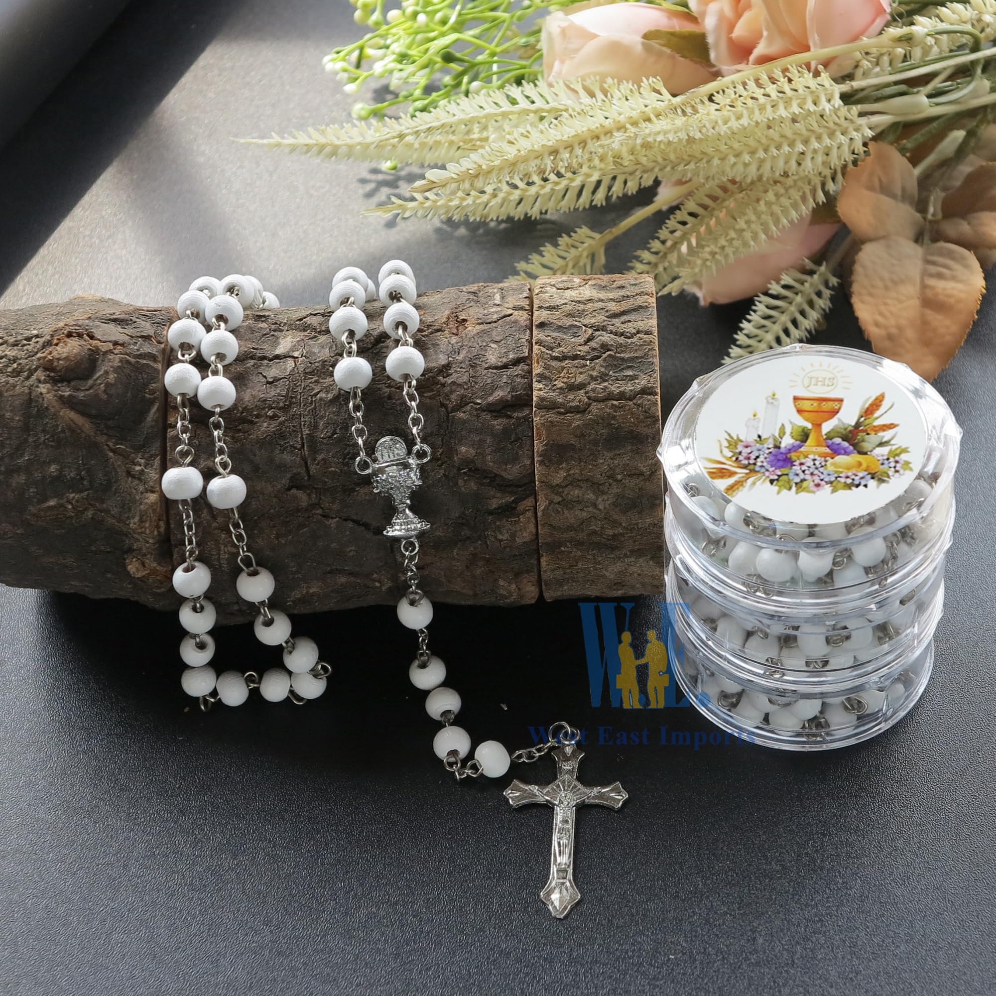 Rosary for boys and girls first communion party favors