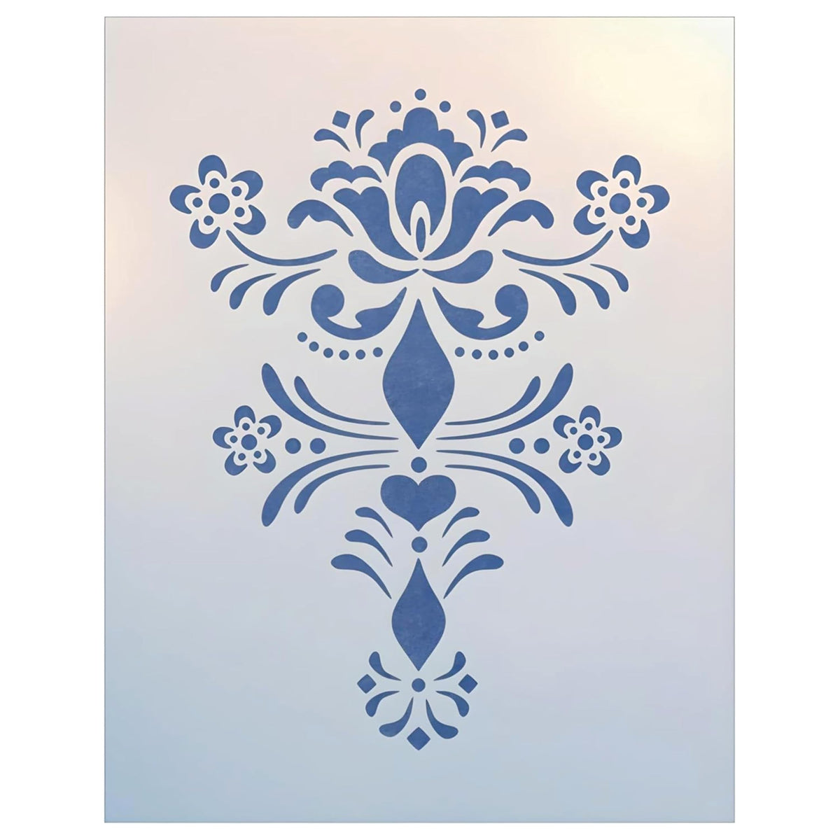Rosemaling 9 stencil template by The Artful Stencil 6.8 x 9.0 inches