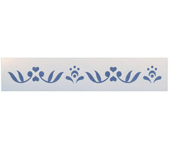 Rosemaling Pattern 3 Stencil Template 16.5 x 2 The Artful Stencil