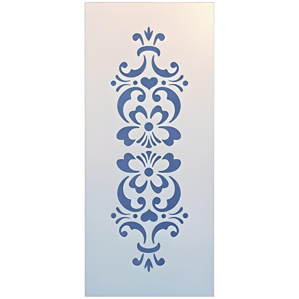 Rosemaling Pattern 6 Stencil on 10-mil Mylar for walls and furniture