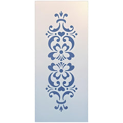 Rosemaling Pattern 6 Stencil on 10-mil Mylar for walls and furniture