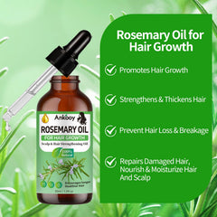 rosemary hair oil bottle for dry damaged hair