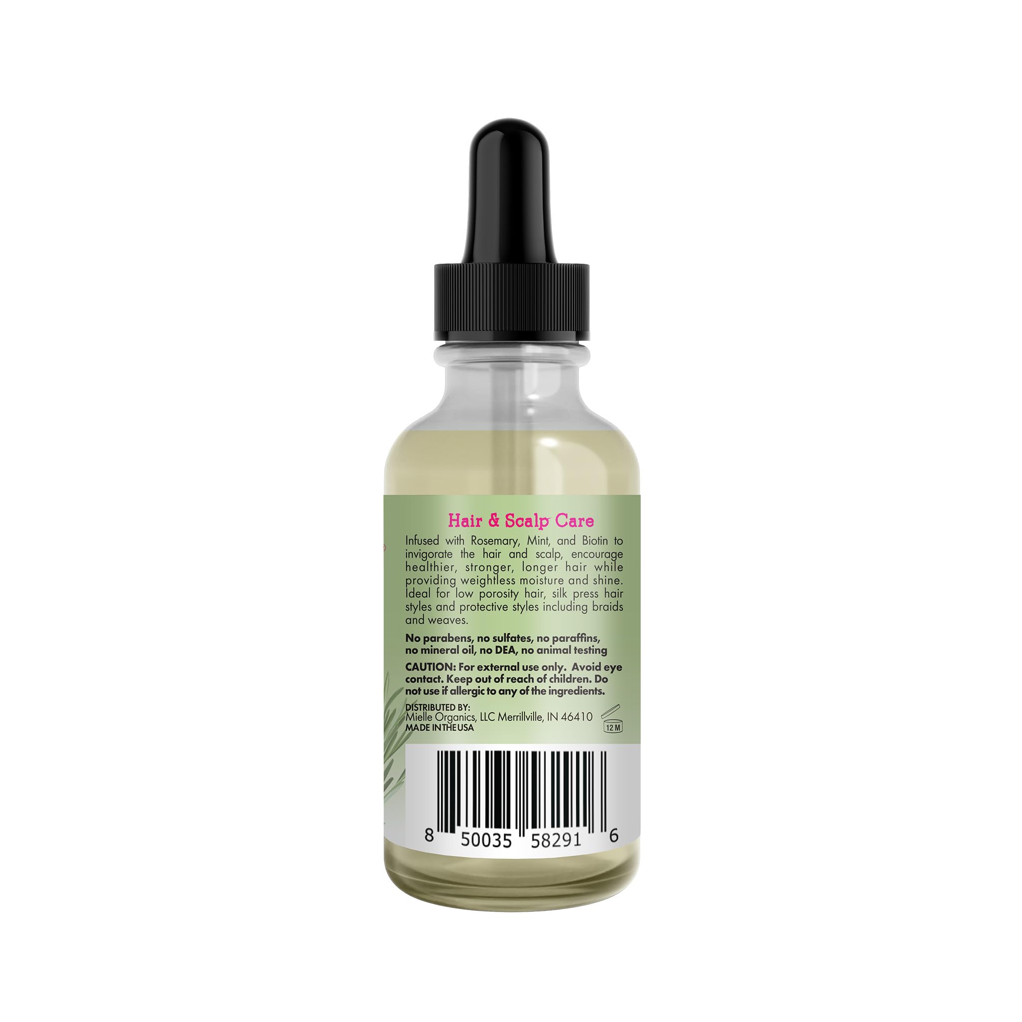 Mielle Organics hair oil for dry scalp 2 oz