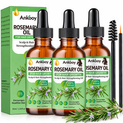3 pack rosemary oil for hair growth bottle