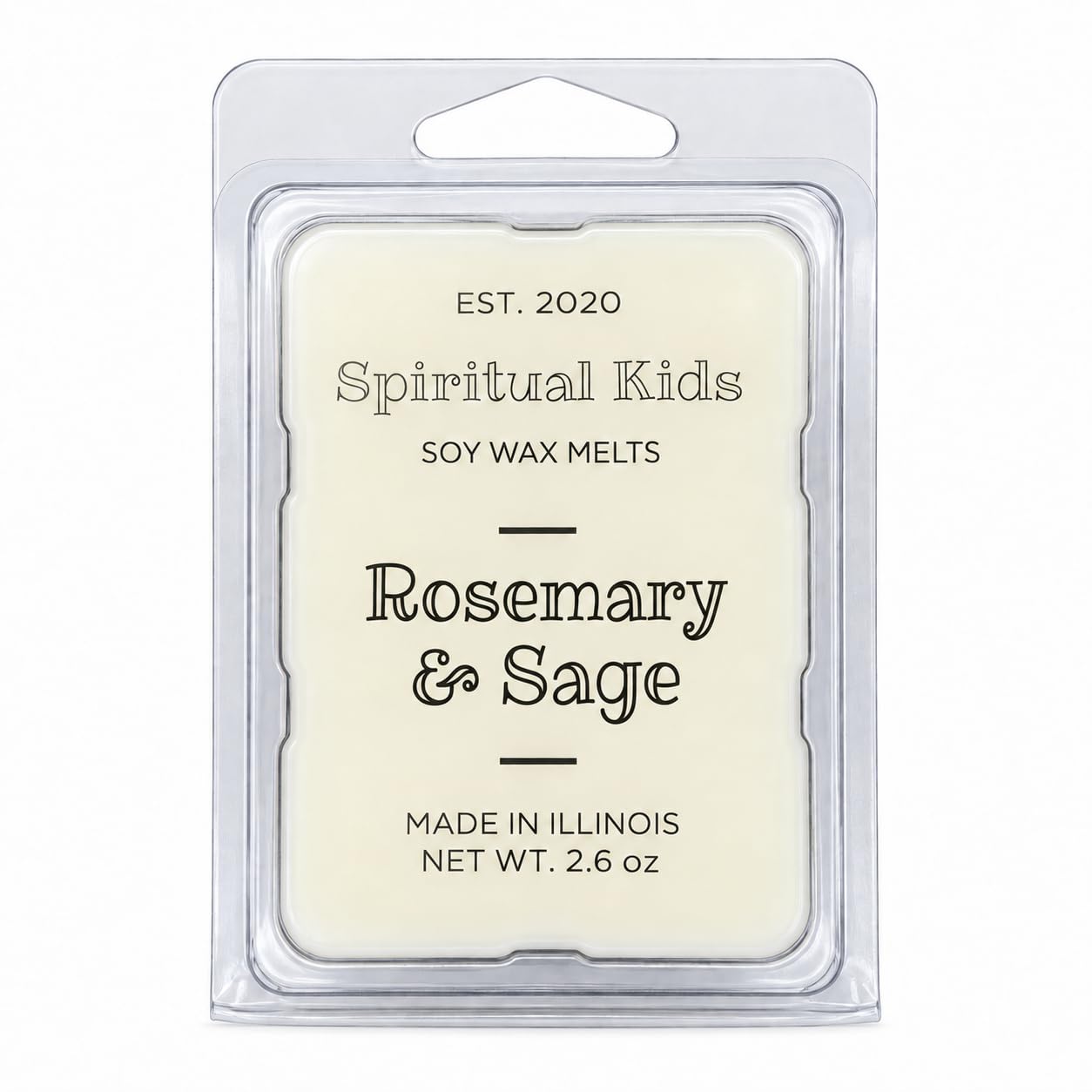Rosemary & Sage Soy Wax Melts 2.6oz 6 Cubes Pack
