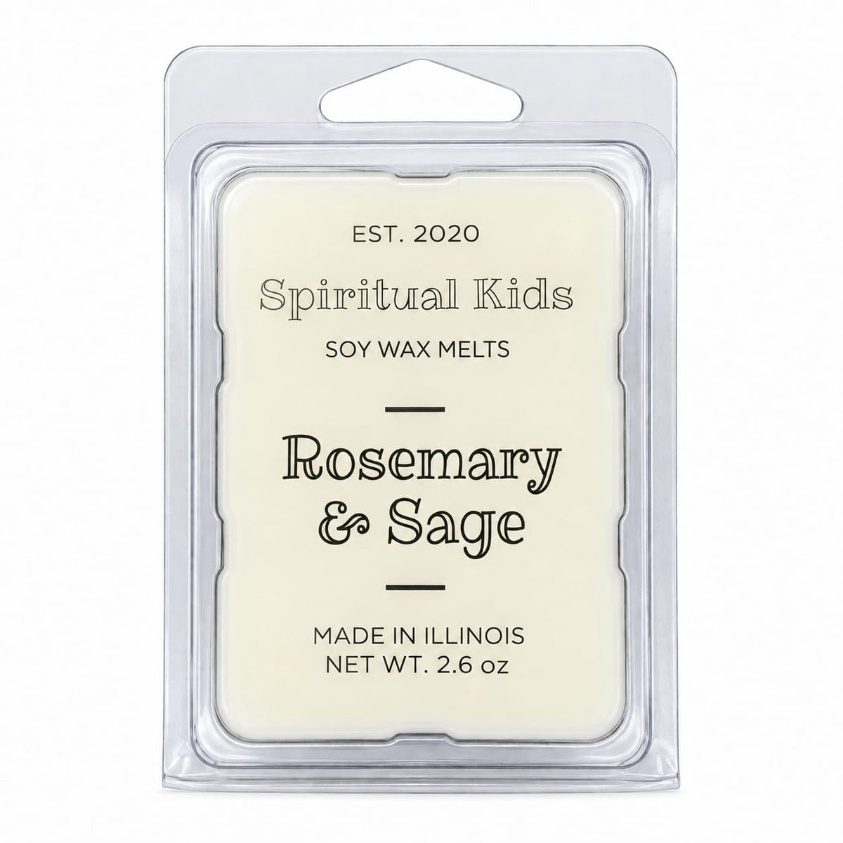 Rosemary & Sage Soy Wax Melts 2.6oz 6 Cubes Pack