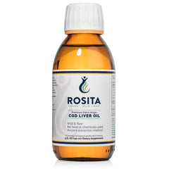 Rosita cod liver oil liquid bottle