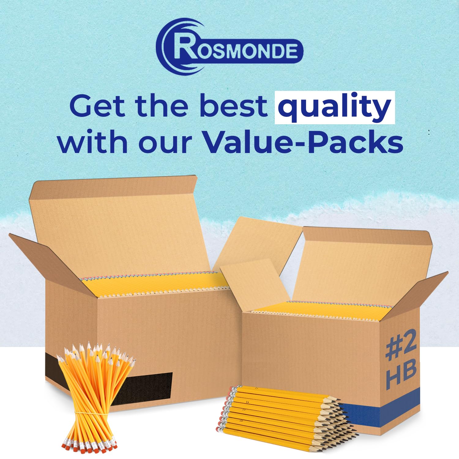 Rosmonde pencils 7.5 inch length