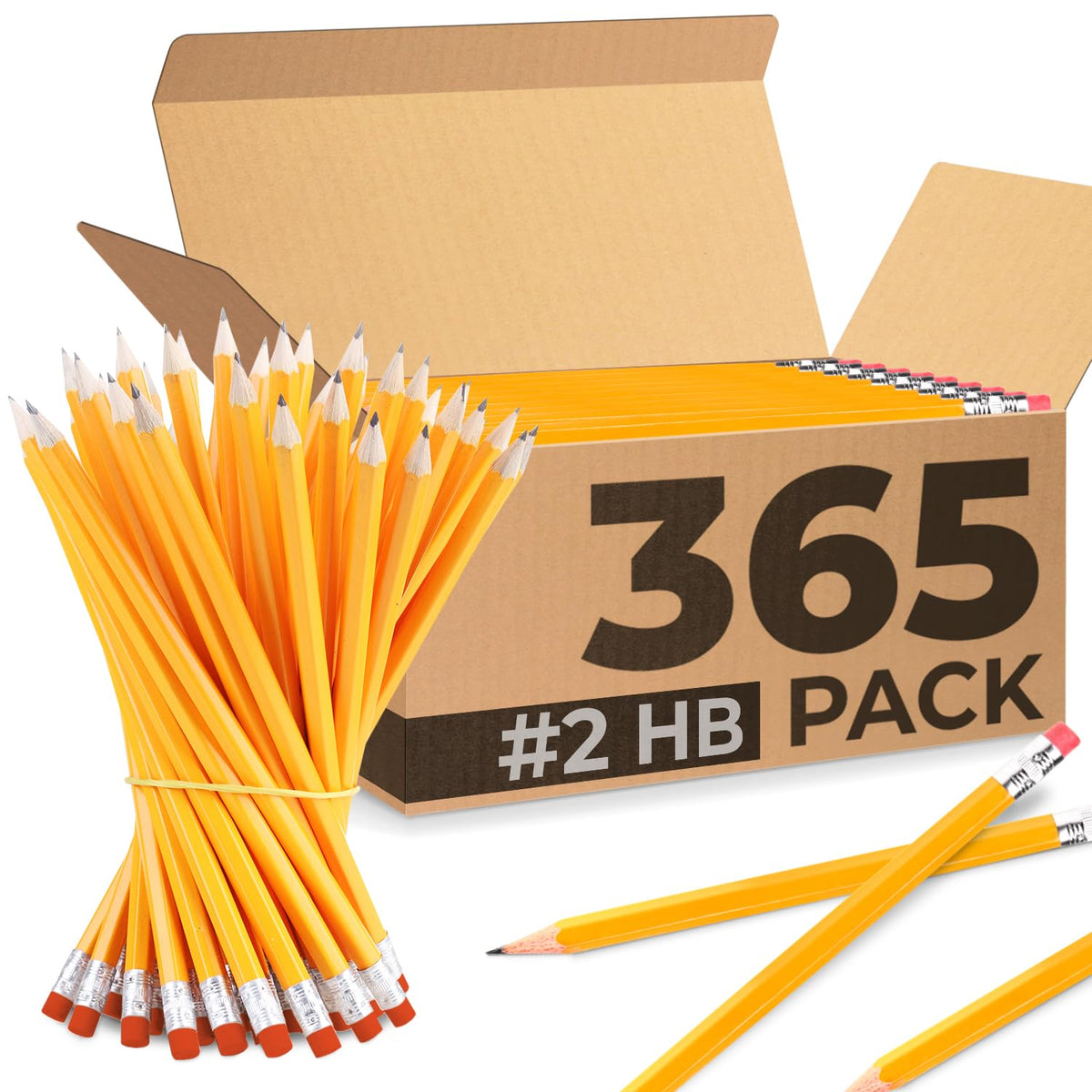 Bulk Rosmonde pencils packaging for classroom use