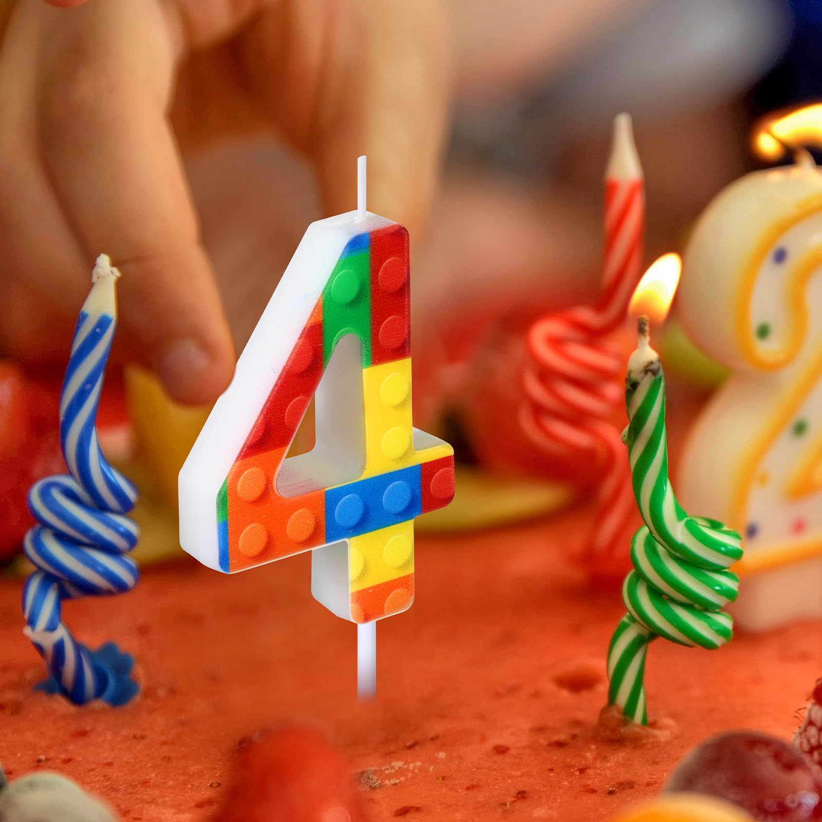 Individually packaged candles ready for celebrations