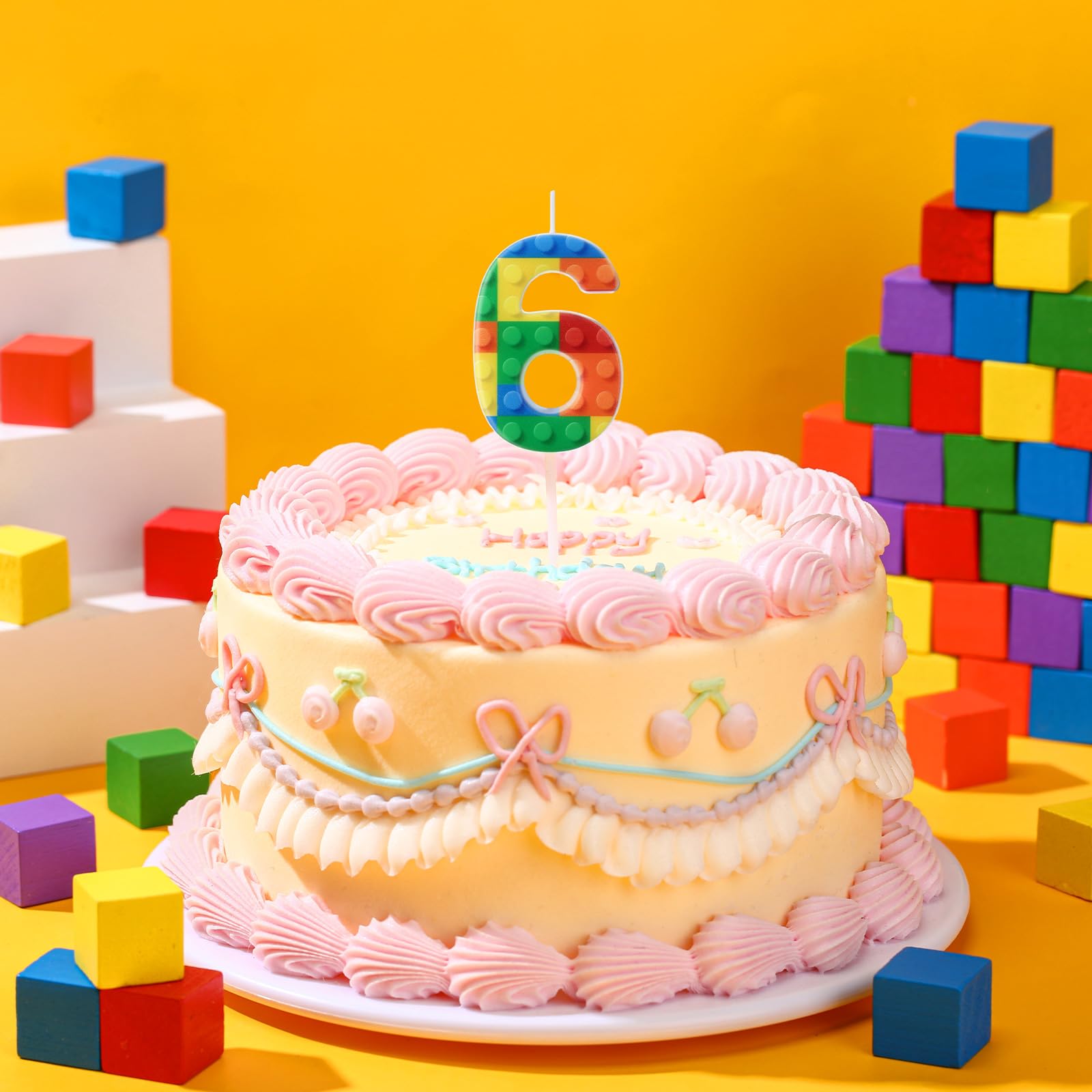 Independent packaged birthday candles 0–9 by Rossesay