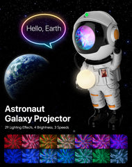 Moon light mode on Rossetta astronaut projector with six colors