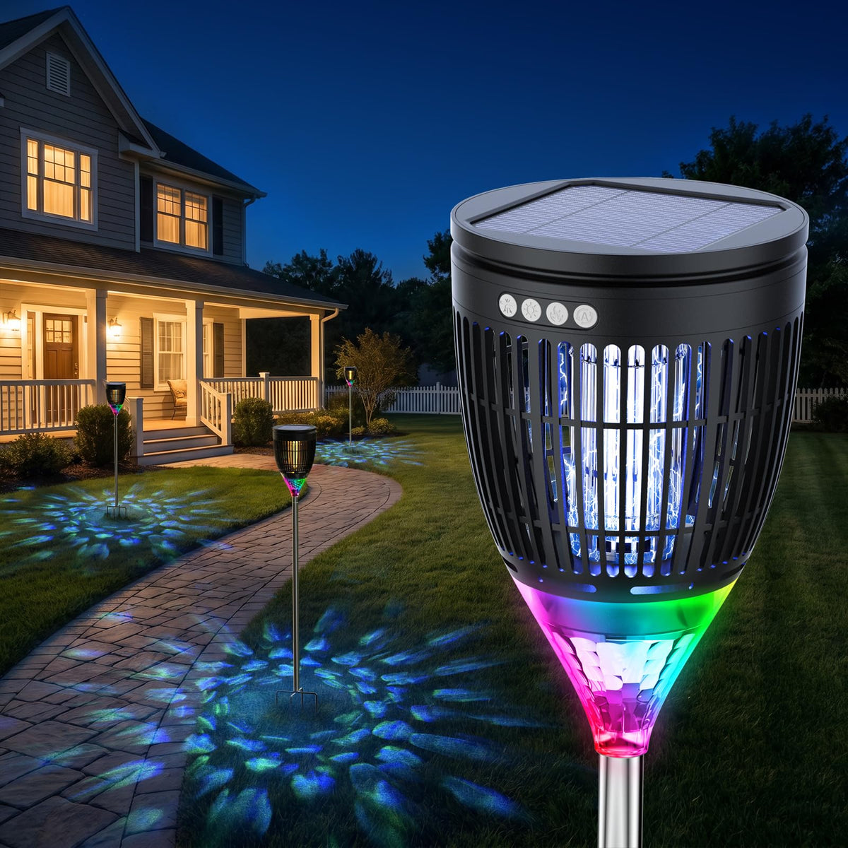 Rossetta Solar Bug Zapper Outdoor main unit