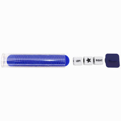 Round Tube Storage Box for easy travel with Ahoper dice game