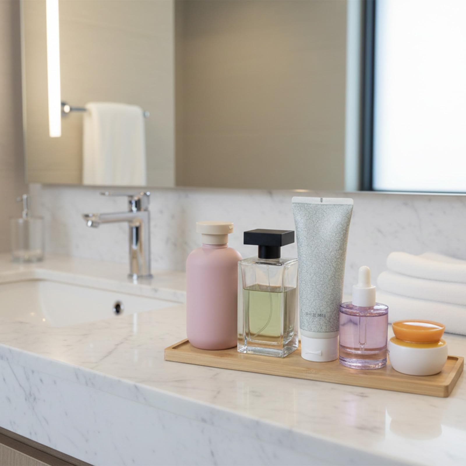 multi-use tray for kitchen bathroom and home