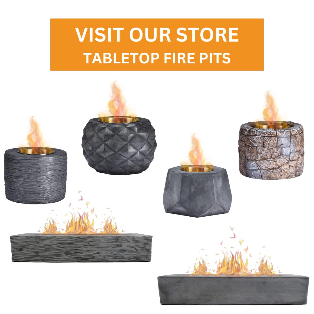 ROUNDFIRE fuel for fire pits and table top flames
