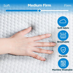 3.5 inch high density bottom foam support layer