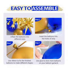 Royal blue 18inch balloon from the kit
