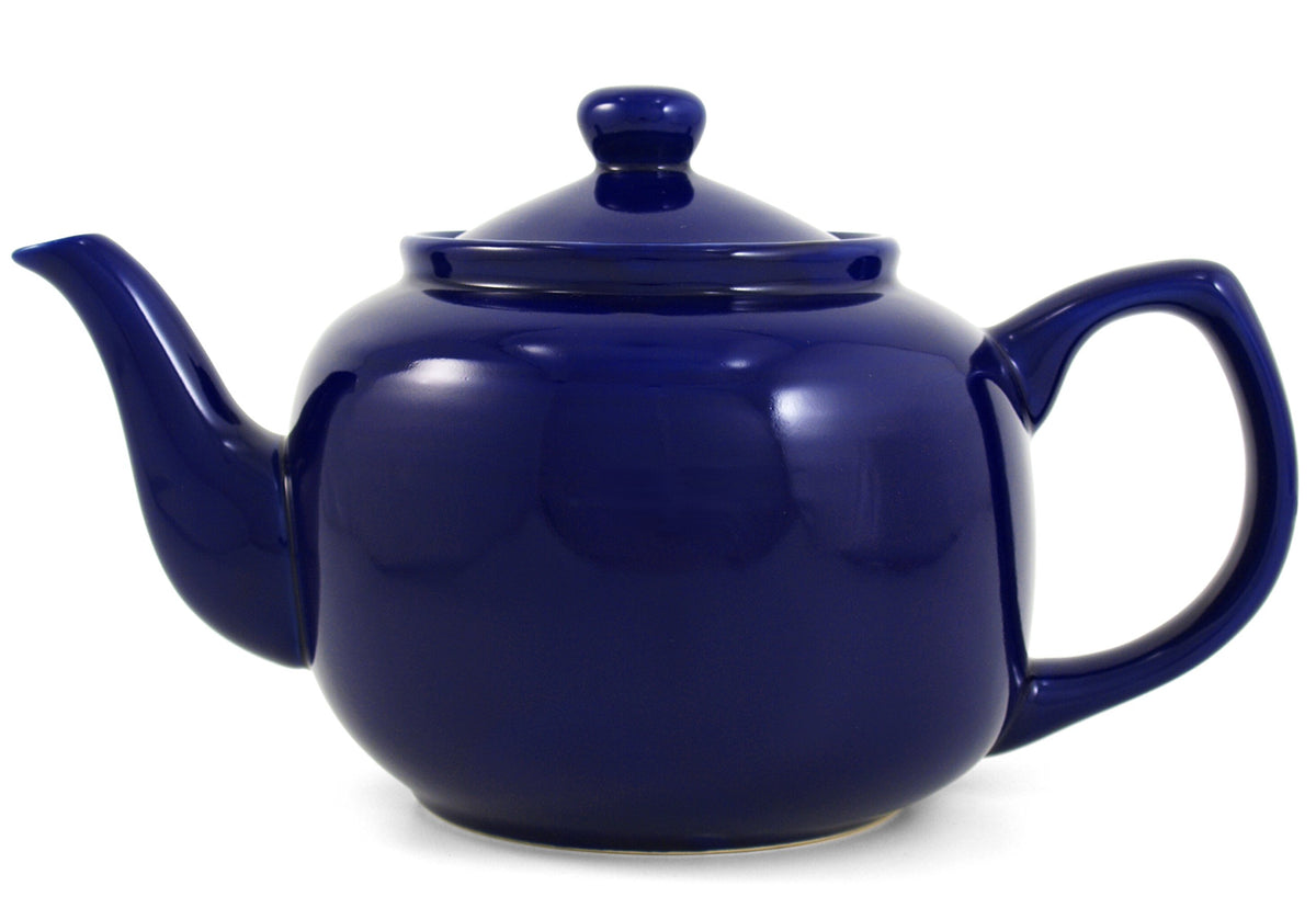 Royal Blue Classic 6 Cup Ceramic Teapot 39 oz capacity