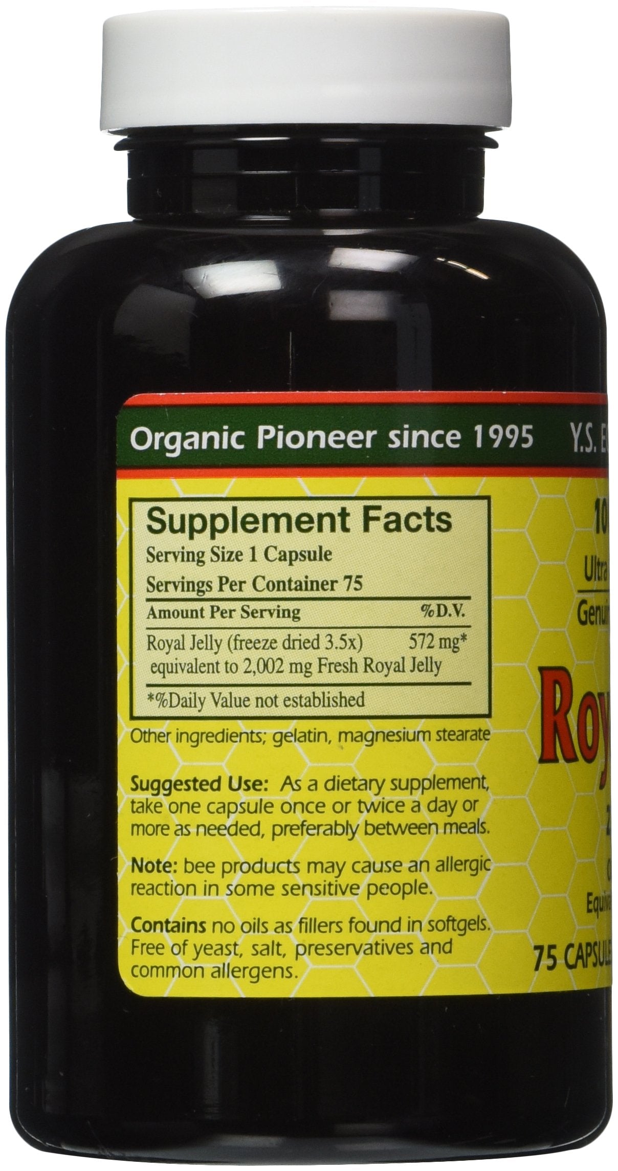 freeze dried royal jelly capsules 2000 mg